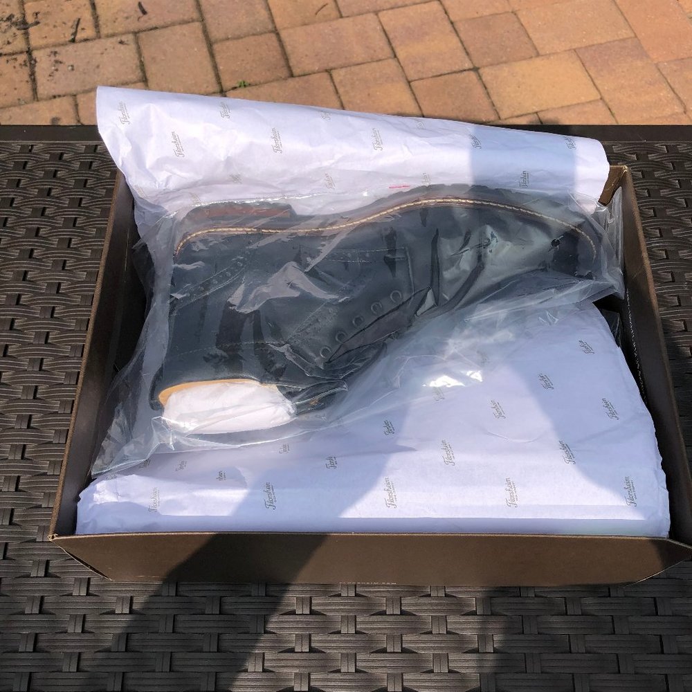 Florsheim Fenway Black Leather Brogue Cap Toe Boot - Picture 12 of 12